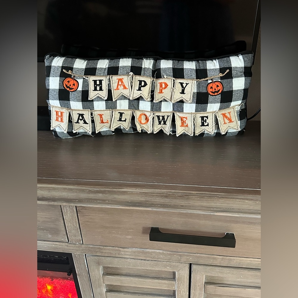 Halloween decor pillow